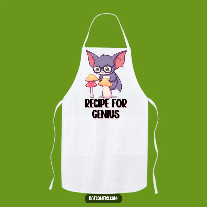 Funny Spectacled Bat Apron: Cook with Curiosity and Charm Funny Gift