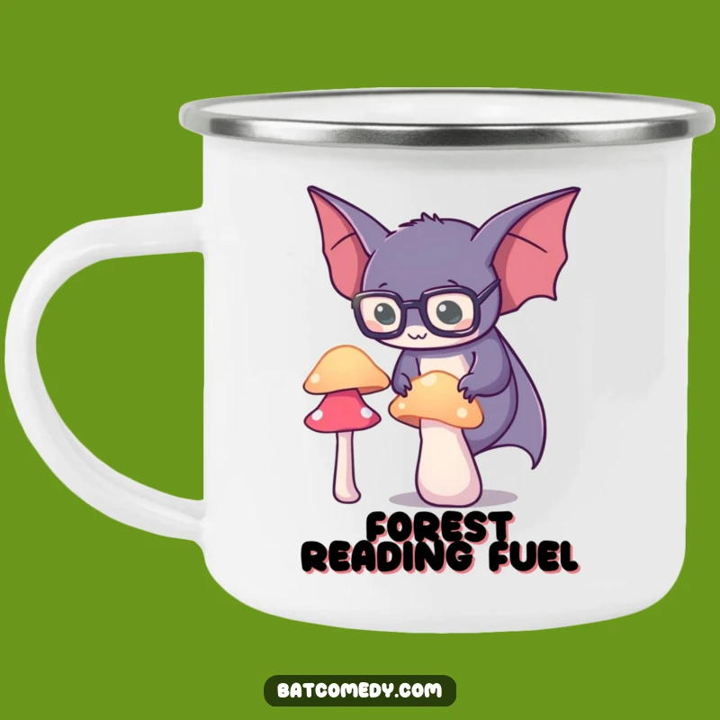 Funny Spectacled Bat Camping Mug: Wise Brews for Outdoor Explorers Funny Gift