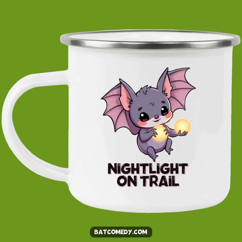 Funny Glowing Orb Bat Camping Mug: Magical Sips for Night Adventures Funny Gift