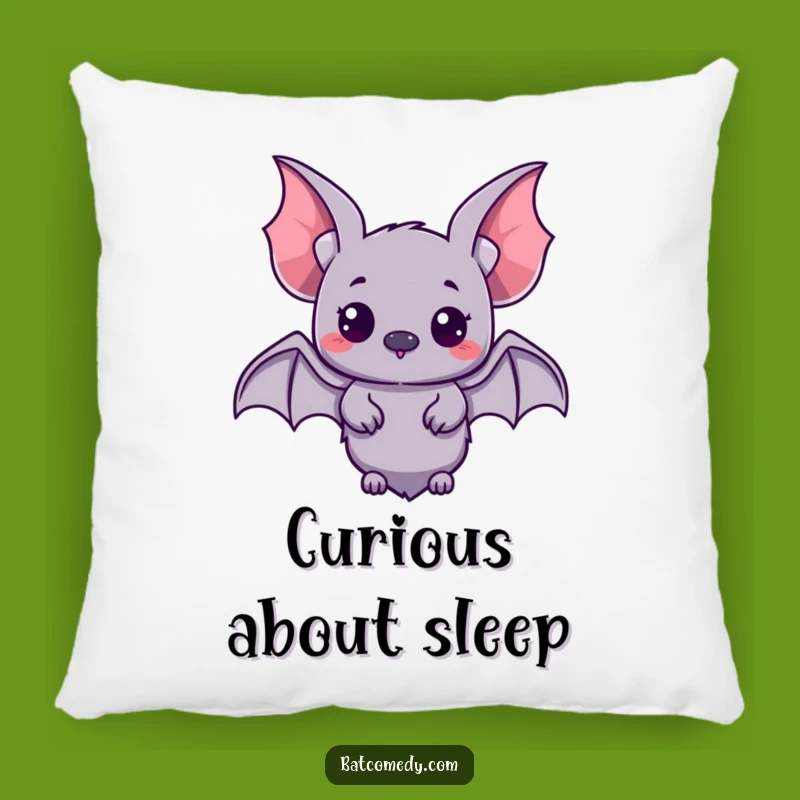 Funny Kawaii Bat Pillow: Cuddle with Curiosity and Comfort