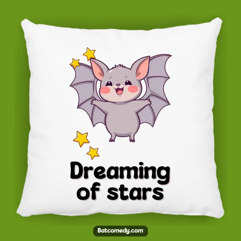 Funny Juggling Bat Pillow, Star Twirler Cozy Dream