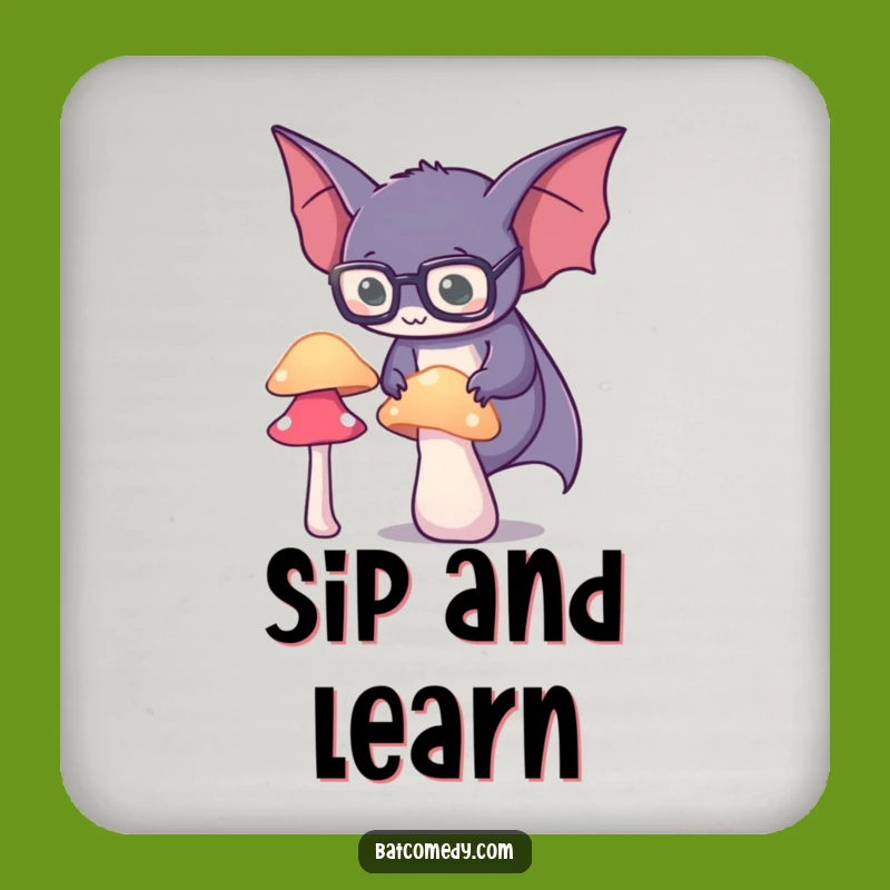 Funny Spectacled Bat Coasters: Smart Protection for Your Surfaces Funny Gift