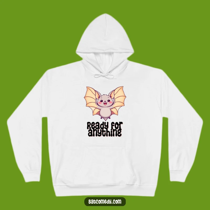 Cozy Funny Kawaii Bat Wings Hoodie - Warm Delightful Comfort