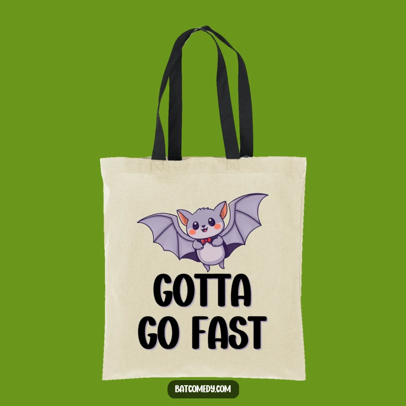 Funny Bat Superhero Tote Bag, Speedy Flying Cape Carryall